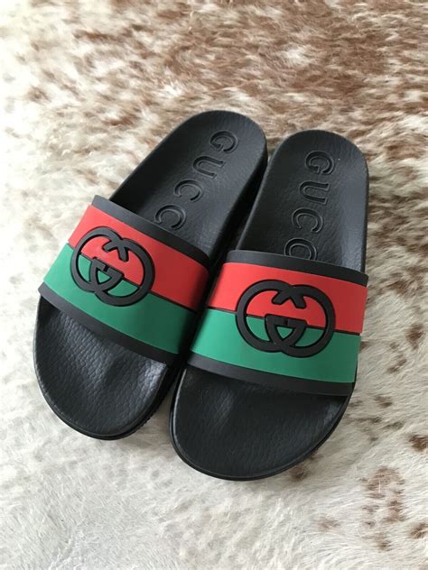 ebay mens gucci sliders|Gucci sliders pay later.